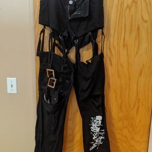 Gothic shorts legwarmer pants